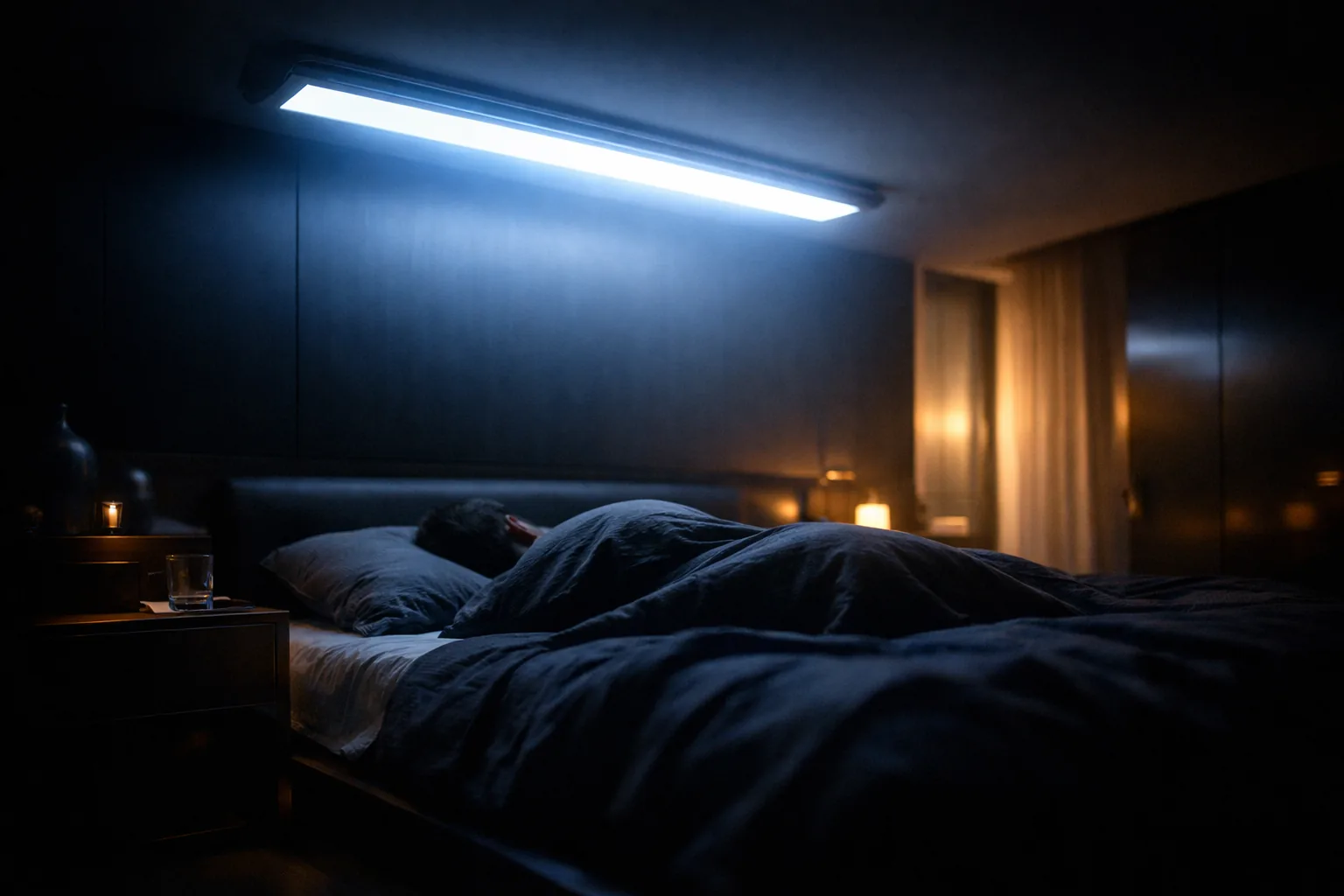 ◇ THE OPERATOR — CIRCADIAN LIGHTING IN USE: COOL AND BRIGHT BY MORNING, WARM AND DIM BY NIGHT. THE ENVIRONMENTAL LAYER THAT REPAIRS SLEEP WHILE YOU DO NOTHING.