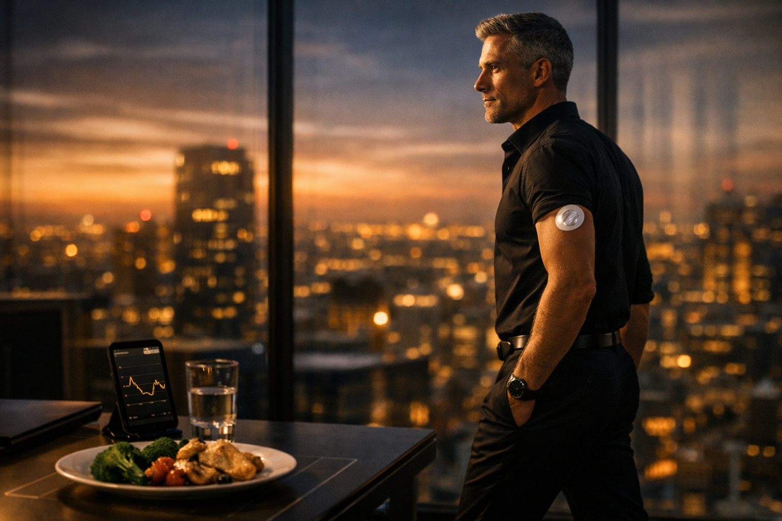 ◇ THE OPERATOR — GLYCEMIC CONTROL DEPLOYED: THE MEAL RE-ORDERED, THE POST-MEAL WALK, THE SENSOR AS A TEACHER.